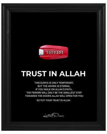TRUST IN ALLAH - FERARRI KEY 2 - Mein Shop