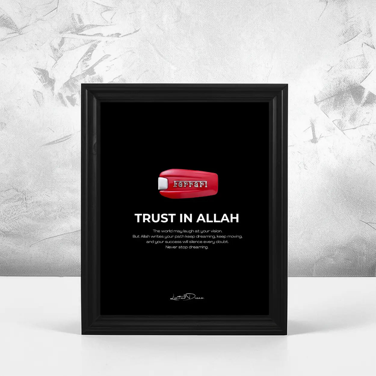 TRUST IN ALLAH - FERARRI KEY - Mein Shop