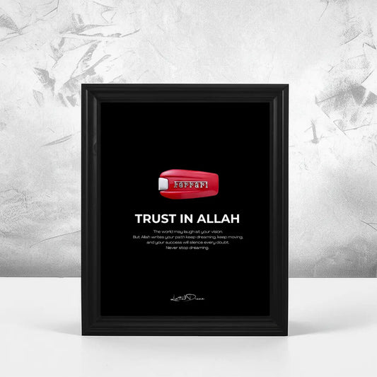 TRUST IN ALLAH - FERARRI KEY - Mein Shop