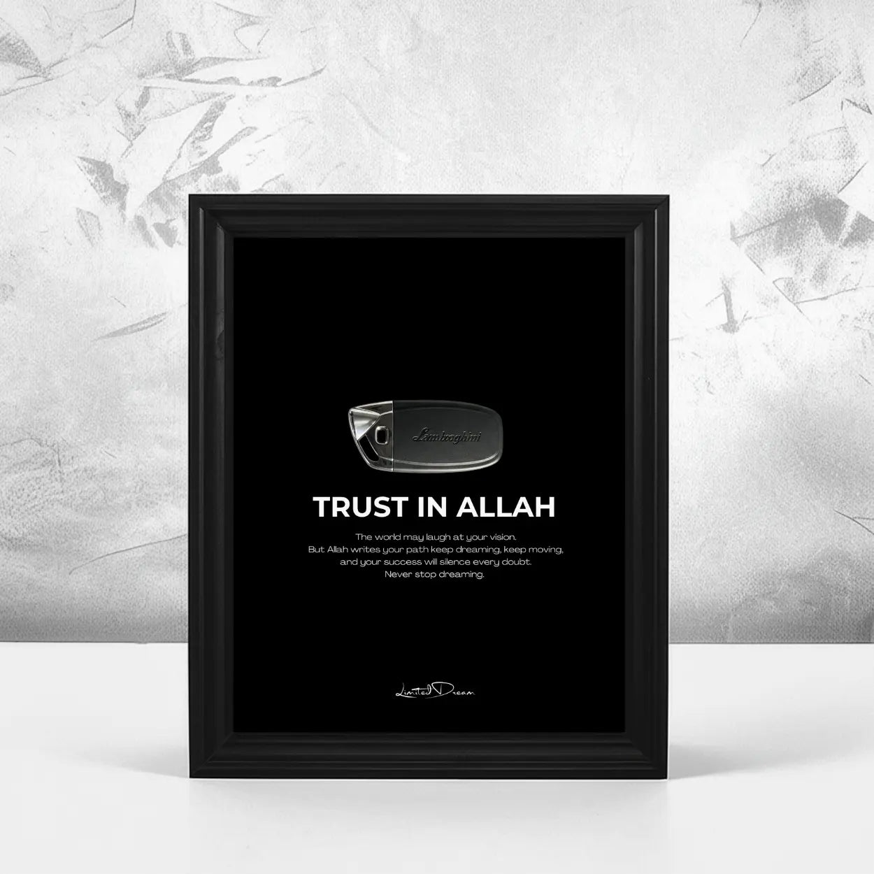 TRUST IN ALLAH  LAMBORGHINI KEY - Mein Shop