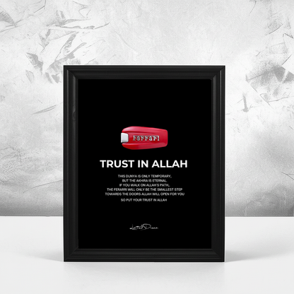 TRUST IN ALLAH - FERARRI KEY 2 - Mein Shop