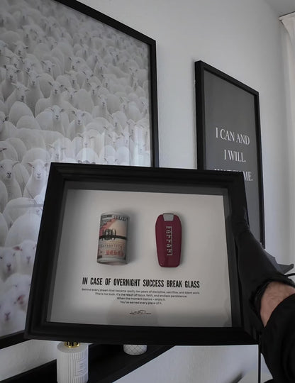 IN CASE OF OVERNIGHT SUCCESS BREAK GLASS